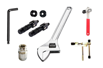 Estribos y kits de herramientas para bicicletas eléctricas de la serie M5